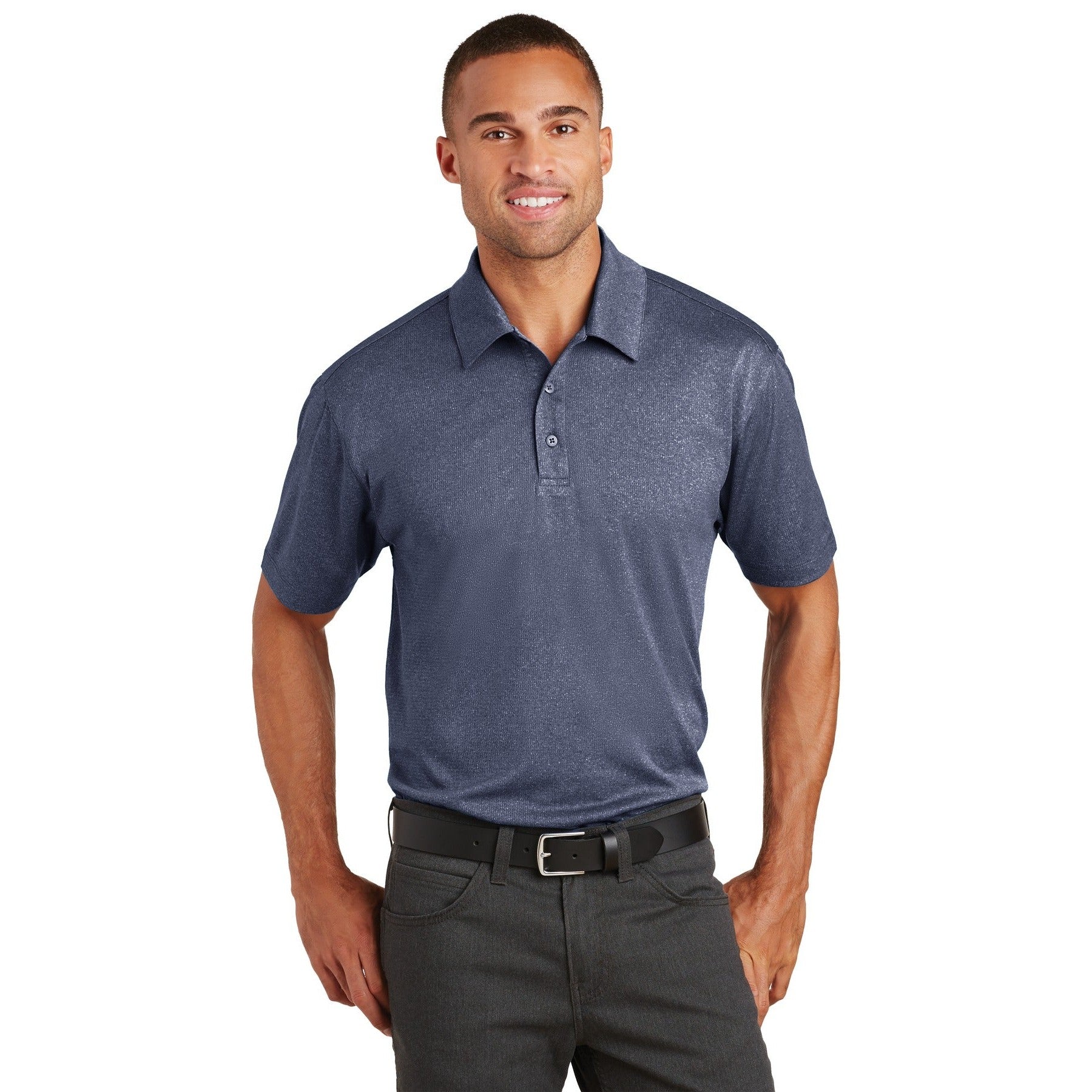 Port Authority-Port Authority® Trace Heather Polo. K576-MedTech-3